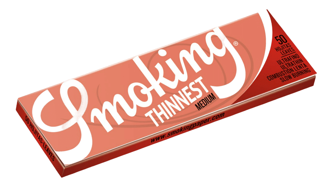 Smoking Thinnest Medium өздігінен орауға арналған қағазы, Medium, 77 x 44 мм, 50 парақ