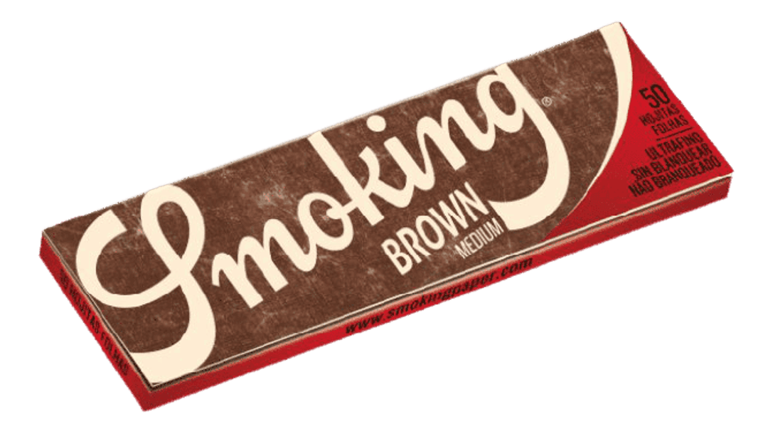 Бумага для самокруток Smoking Thinnest Brown Medium, Medium, 77 x 44 мм, 50 листов