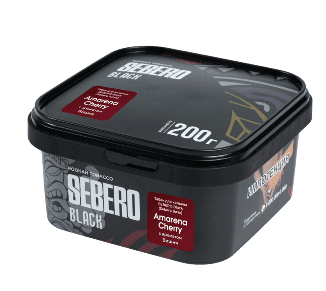 SEBERO Black - Вишня 200 г.