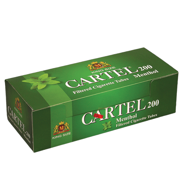 Cartel Menthol 200 Cigarette Tubes, 84 mm, 200 pcs
