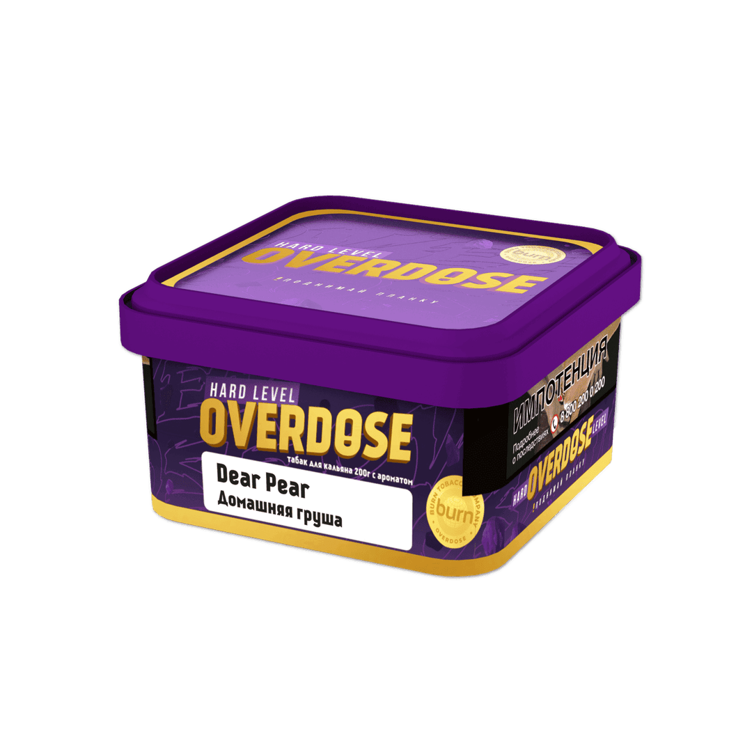Overdose - Dear Pear (Homemade pear), 200 g.