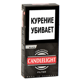 Candlelight Black Filter cigarillos, 10 pcs