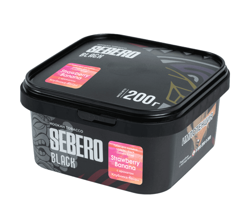 SEBERO Black - Банан-Клубника 200 г.
