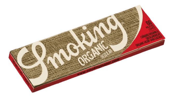Smoking Organic Regular өздігінен орауға арналған қағазы, Regular, 69 x 37 мм, 60 парақ