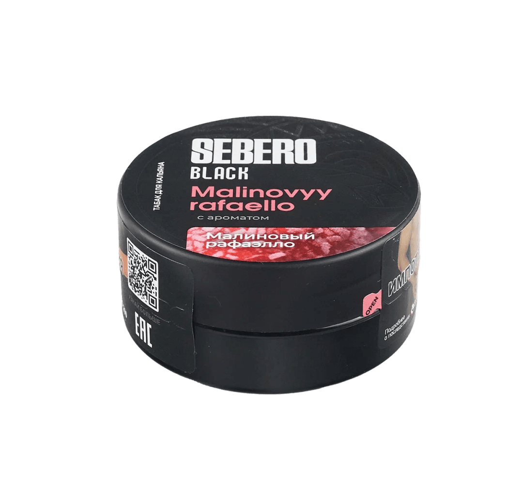 SEBERO Black - Raspberry Rafaello 25 g.