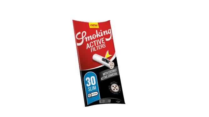 Угольные фильтры Smoking Classic Slim Carbon, 6 x 15 мм, 120 шт.