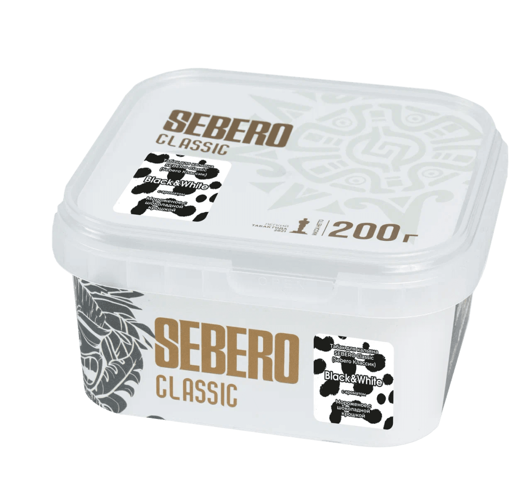 SEBERO Classic - Black & White (Icecream) 200 g.