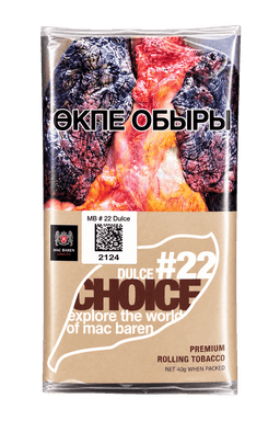 Mac Baren Choice #22 Dulce rolling tobacco, 40 g