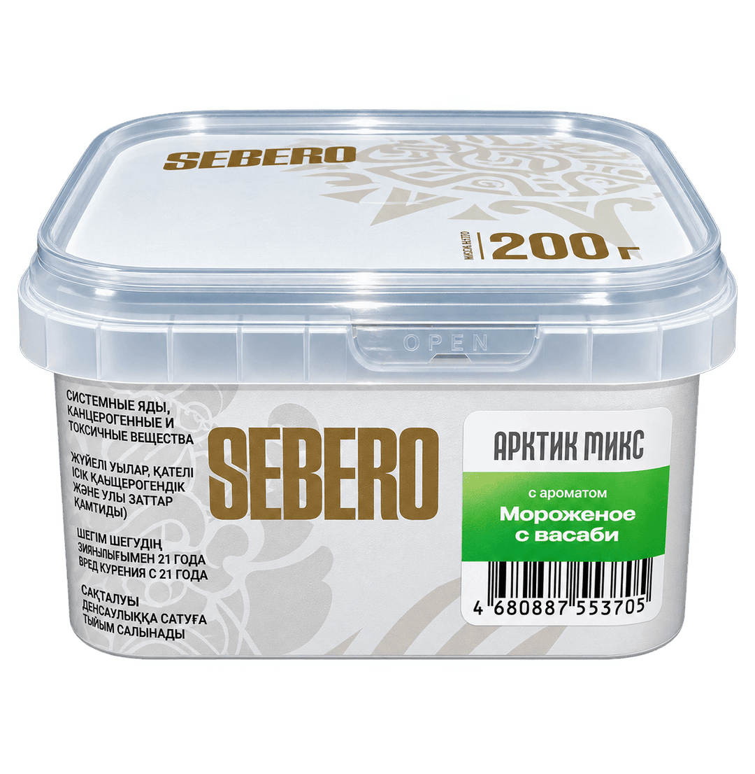 SEBERO Arctic Mix - Мороженое с васаби, 200 г