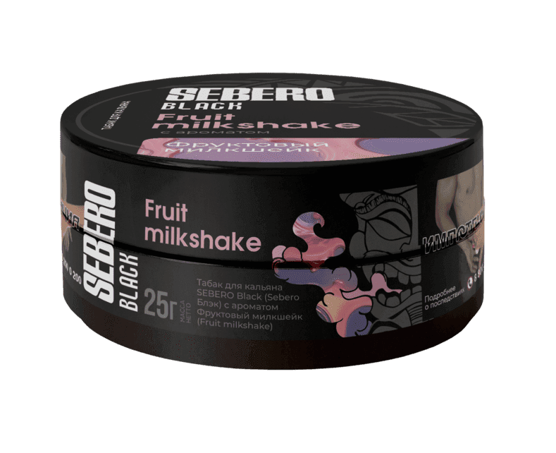 SEBERO Black - Fruit Milkshake, 25 g.