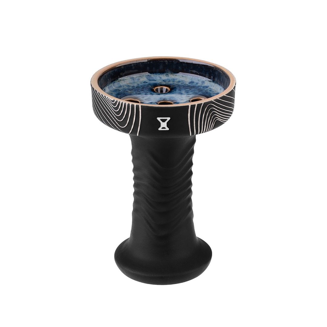 Hookah Bowl Alpha Bowl Wave Killer (Pacific Black)