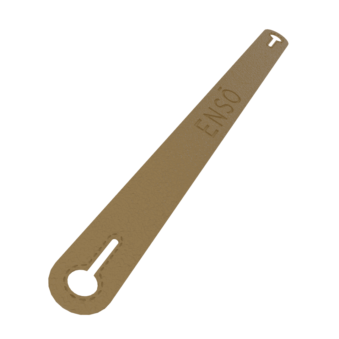 Beige leather strap for ENSŌ