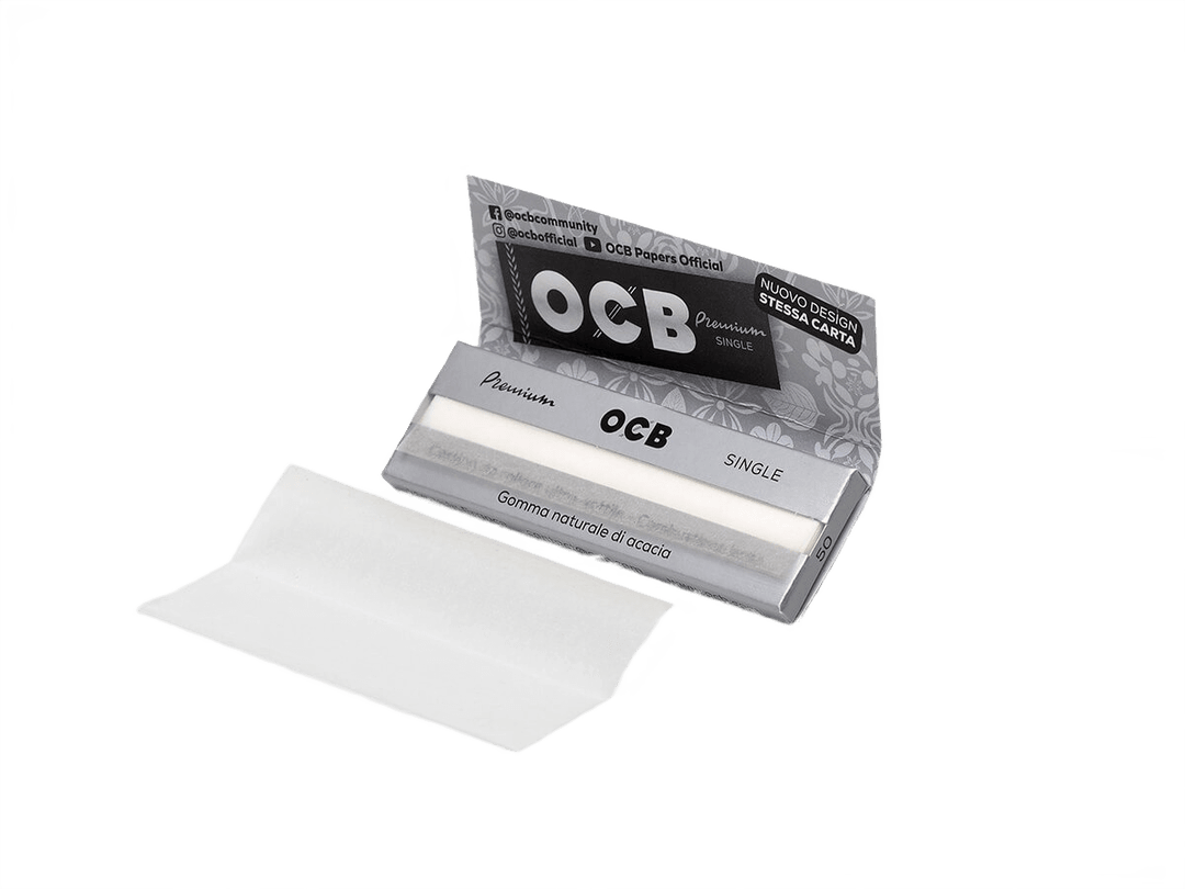 OCB Premium Single Rolling Paper, 69 x 36 mm, 50 sheets — 2