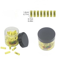 Бумажные фильтр-типсы свистки BROS (жёлтые)