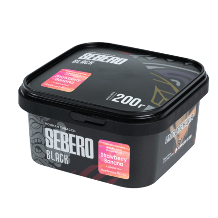 SEBERO Black - Банан-Клубника 200 г. T200SB3